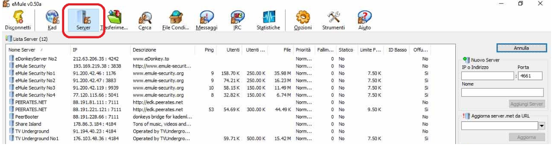 lista server emule