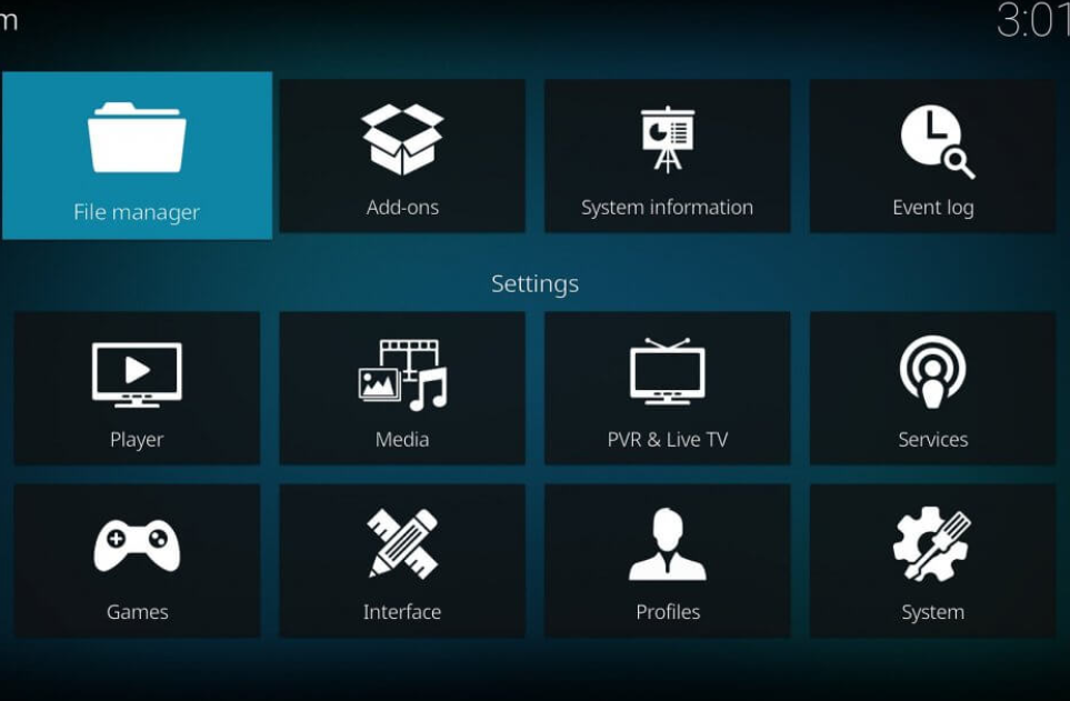 Impostazioni per Kodi