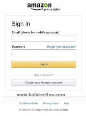 Login - Amazon Prime Video per PC
